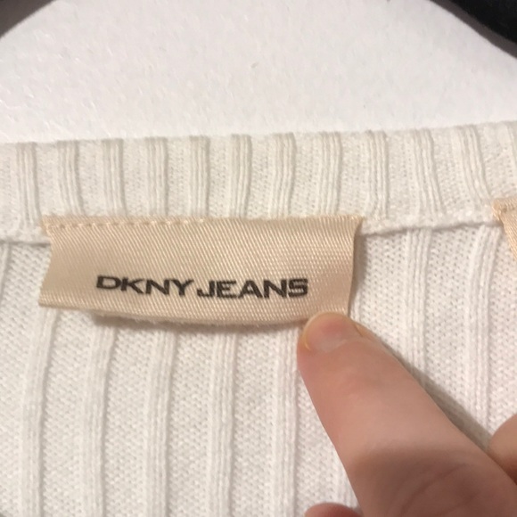 DKNY Y2K ribbed logo cotton long sleeve - Picture 6 of 9